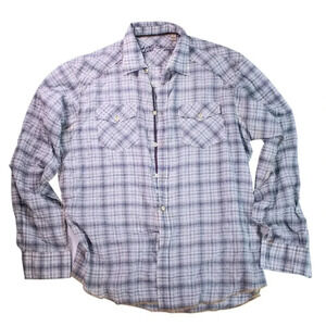 Jachs NY Plaid Button Down Large